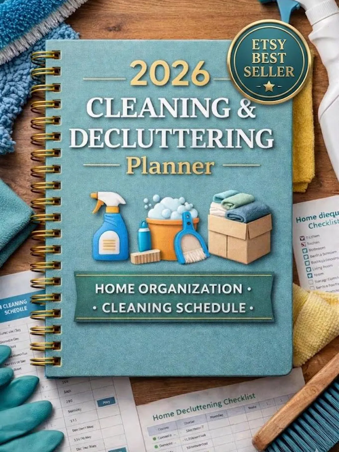 Decluttering & Cleaning Planner PDF | Home Organization Binder ...