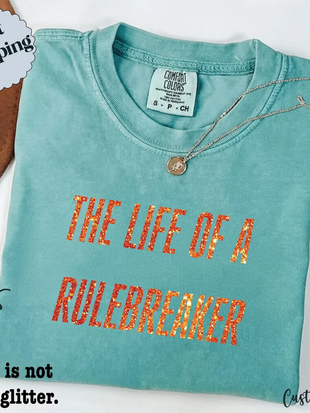 Rulebreaker Retro Graphic Tee, Showgirl Shirt, Trendy Top, Unisex Comfort Colors T-shirt, Motivational Tee