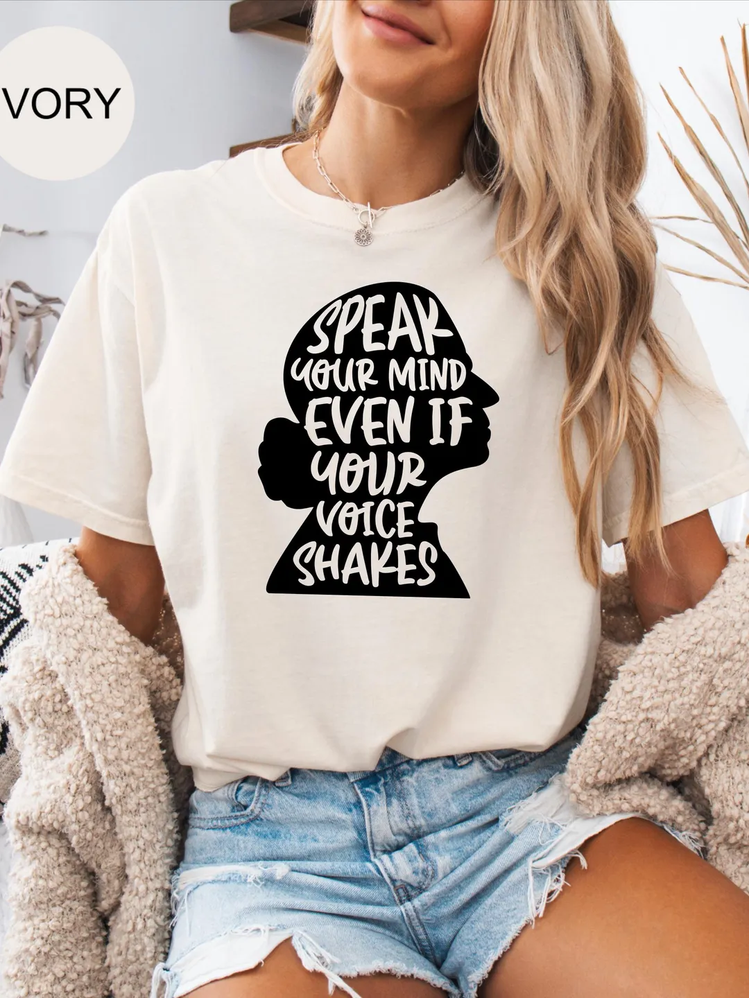Comfort Colors Women's Rights T-Shirt: Queen Crown Feminist Tee