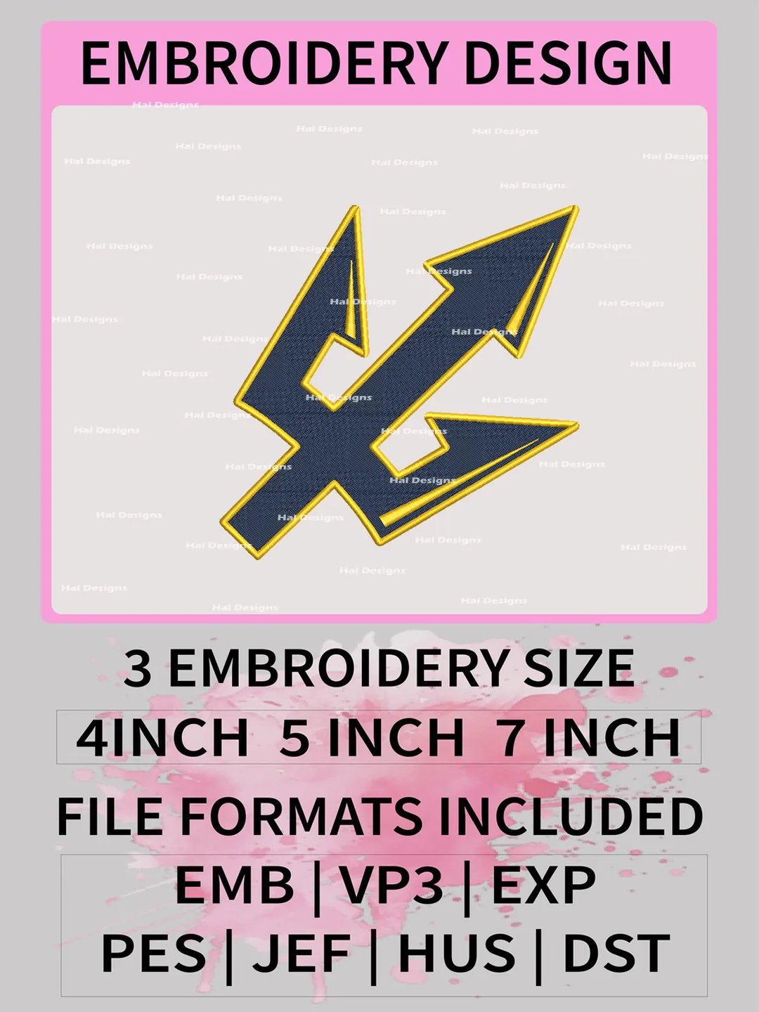 NCAA UC San Diego Tritons Embroidery File, 3 Sizes, 6 Formats, NCAA Machine Embroidery Design, NCAA Logo, NCAA Teams