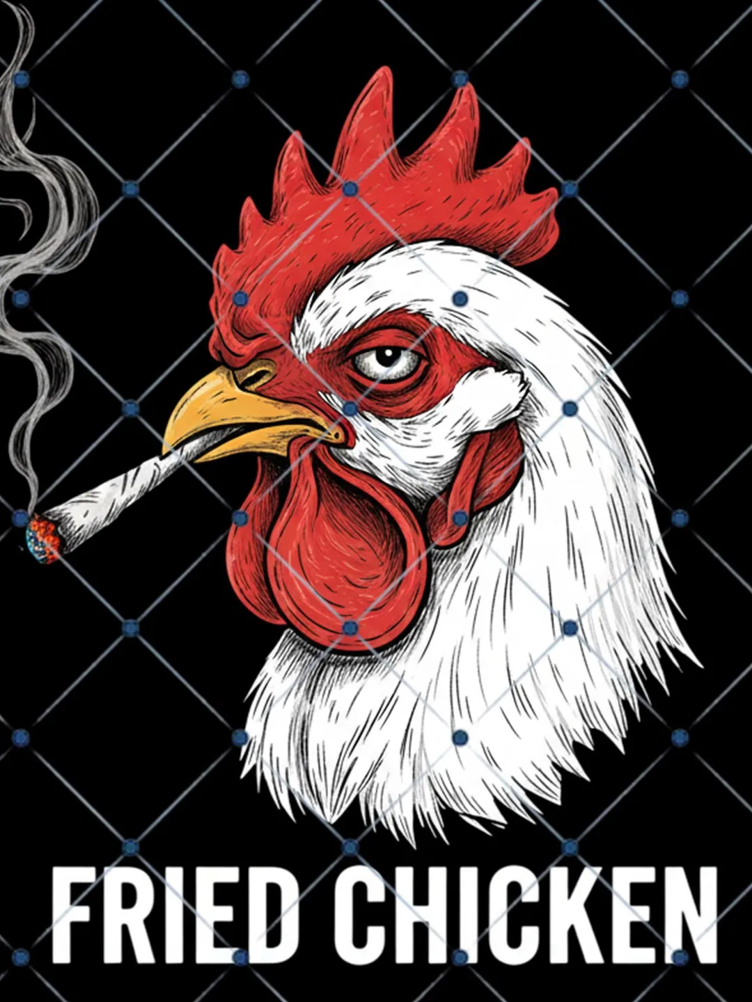 chicken smoking a cigarette 1911 Anthropomorphic Hen It Looks Like Cinch Postcard Boy Smoking Cigarette With A
