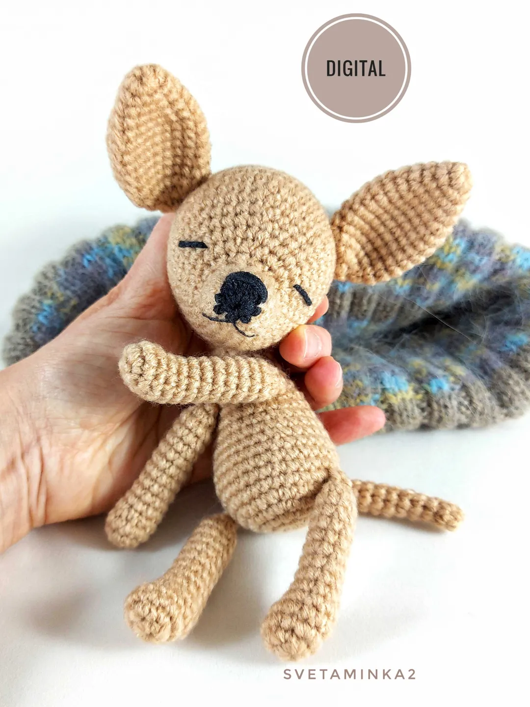 Crochet Chihuahua Pattern. Amigurumi Dog. Digital Download. PDF.