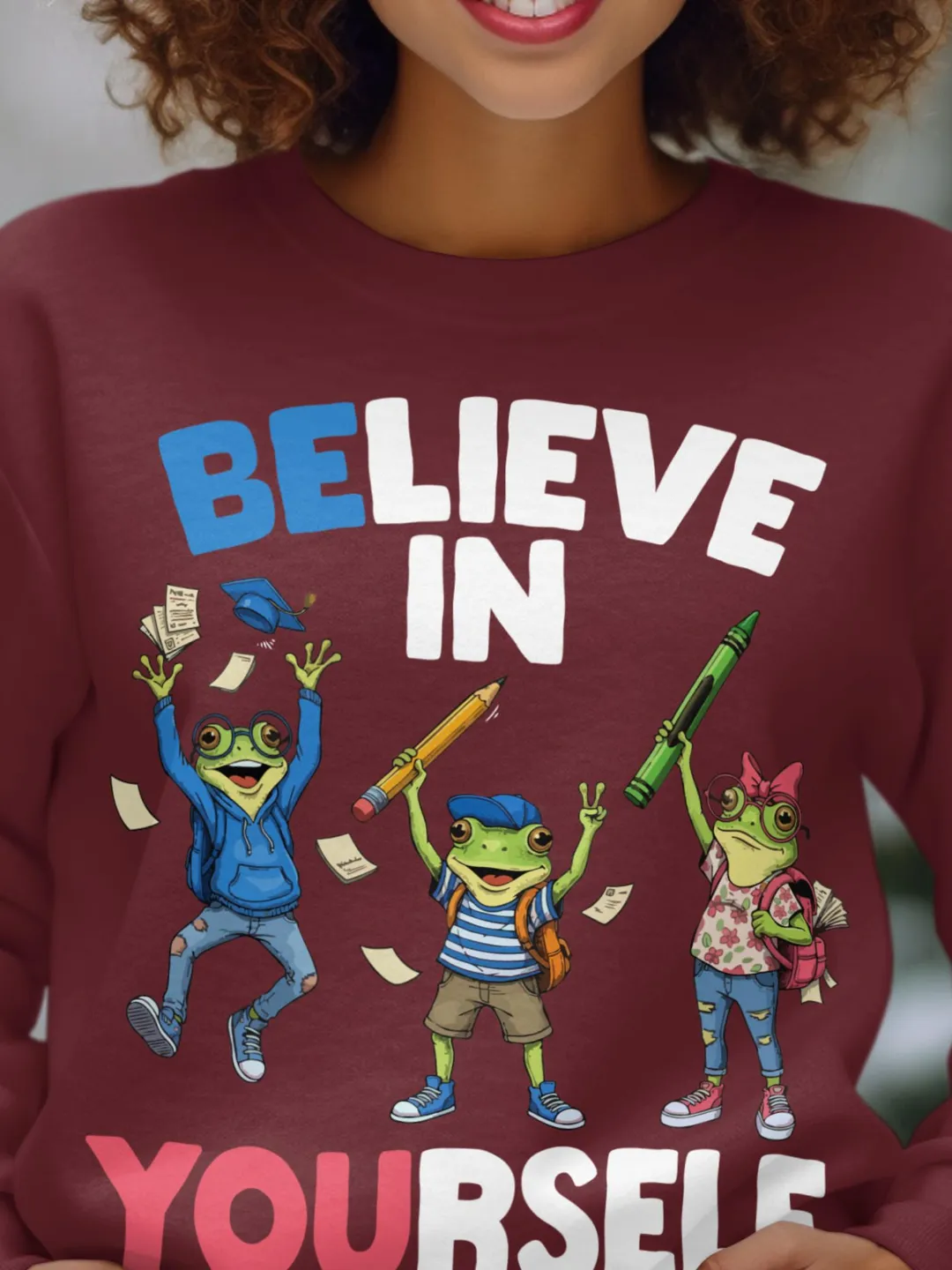 Be You Frog PNG, Back to School Frog Design, Cute Student Frogs Graphic ...