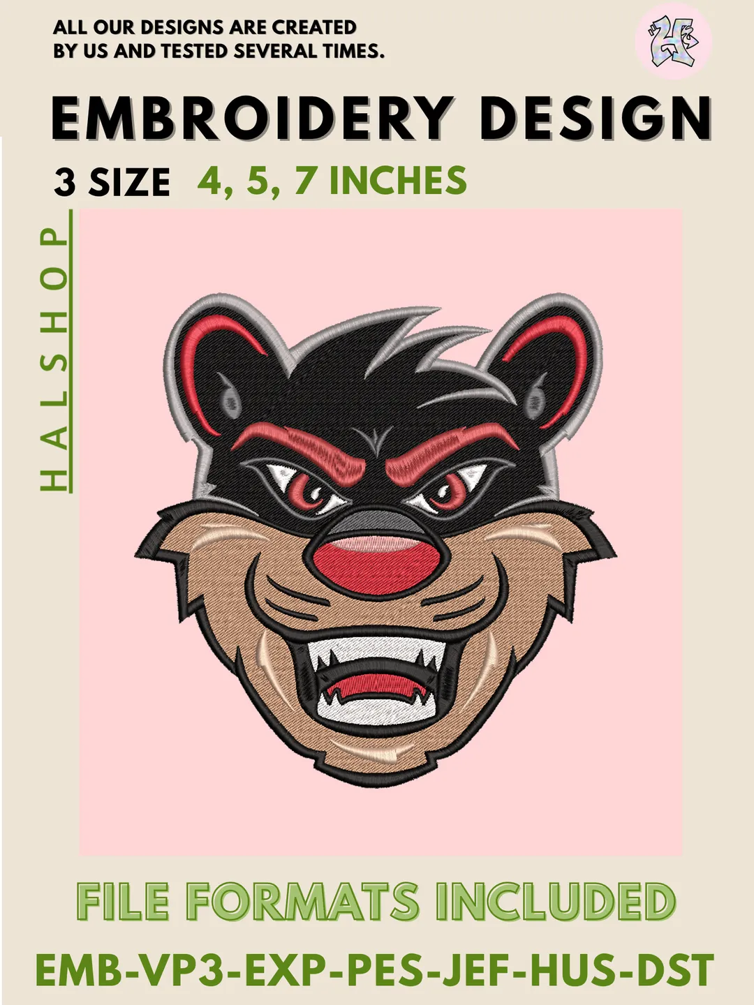 NCAA Cincinnati Bearcats Logo Embroidery Design – Sports Team Digital Embroidery File ❤️🐾