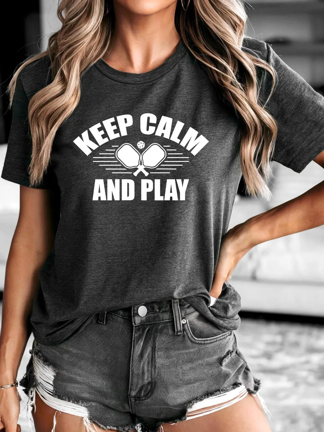 Peace Love Pickleball Shirt: Funny Player Gift