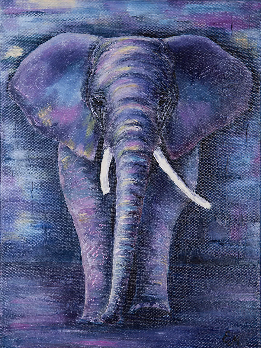 Digital product Elephant picture, Elephant poster, Bright elephant, Elephant picture, Elephant picture, Symbol of wisdom, Symbol of prosperity, Symbol painting