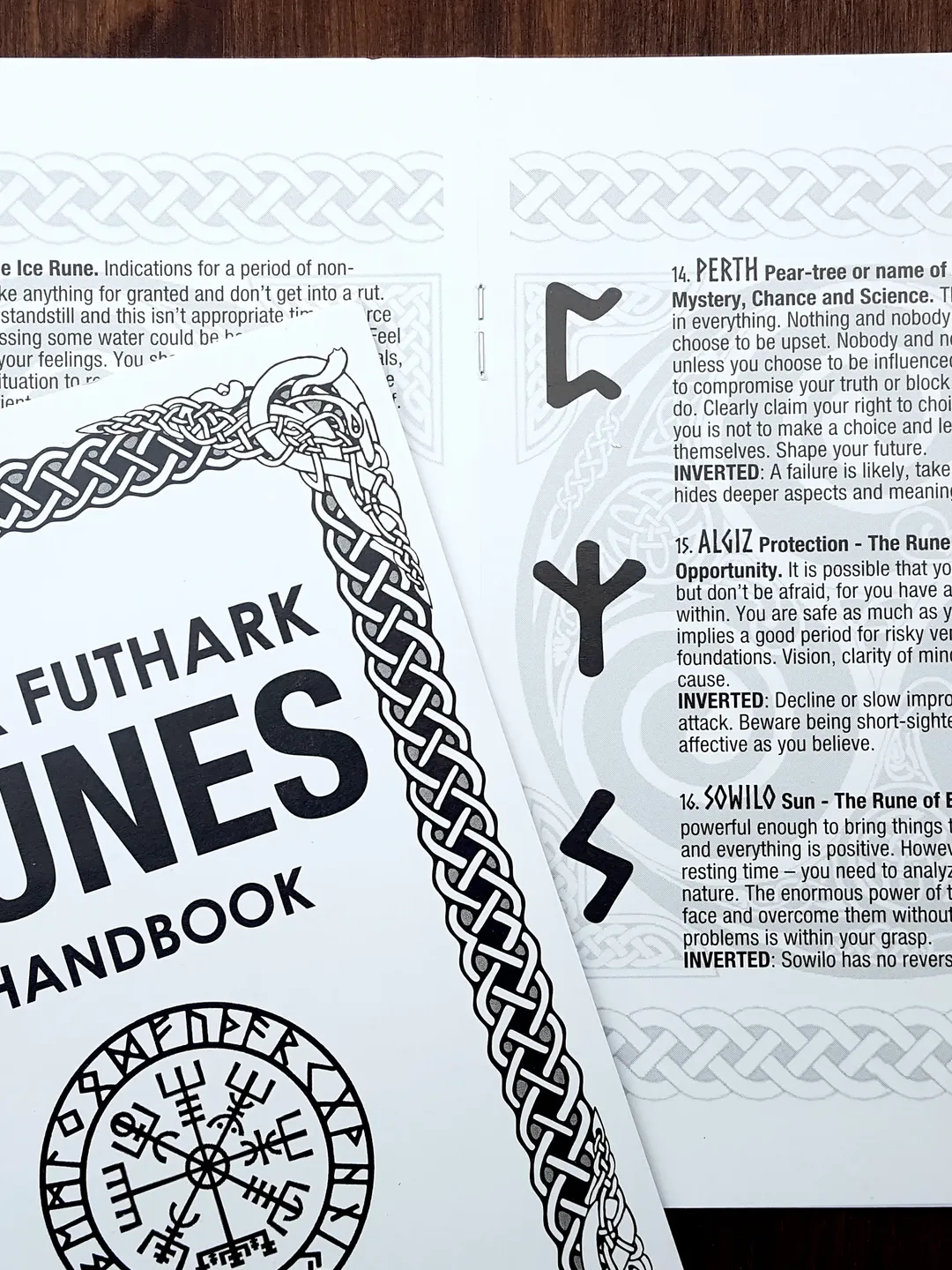 Shadows Runes set & Divination Guide, Runes Stones as Pagan Supplies ...