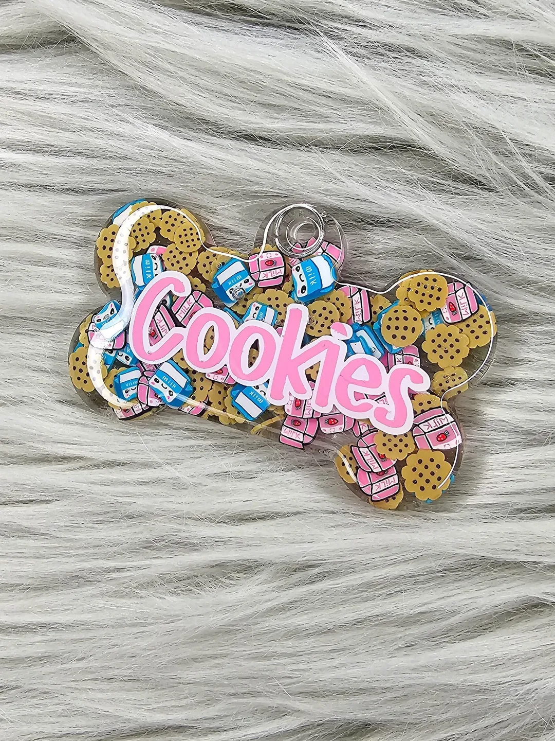 Milk and Cookies Pet Tag