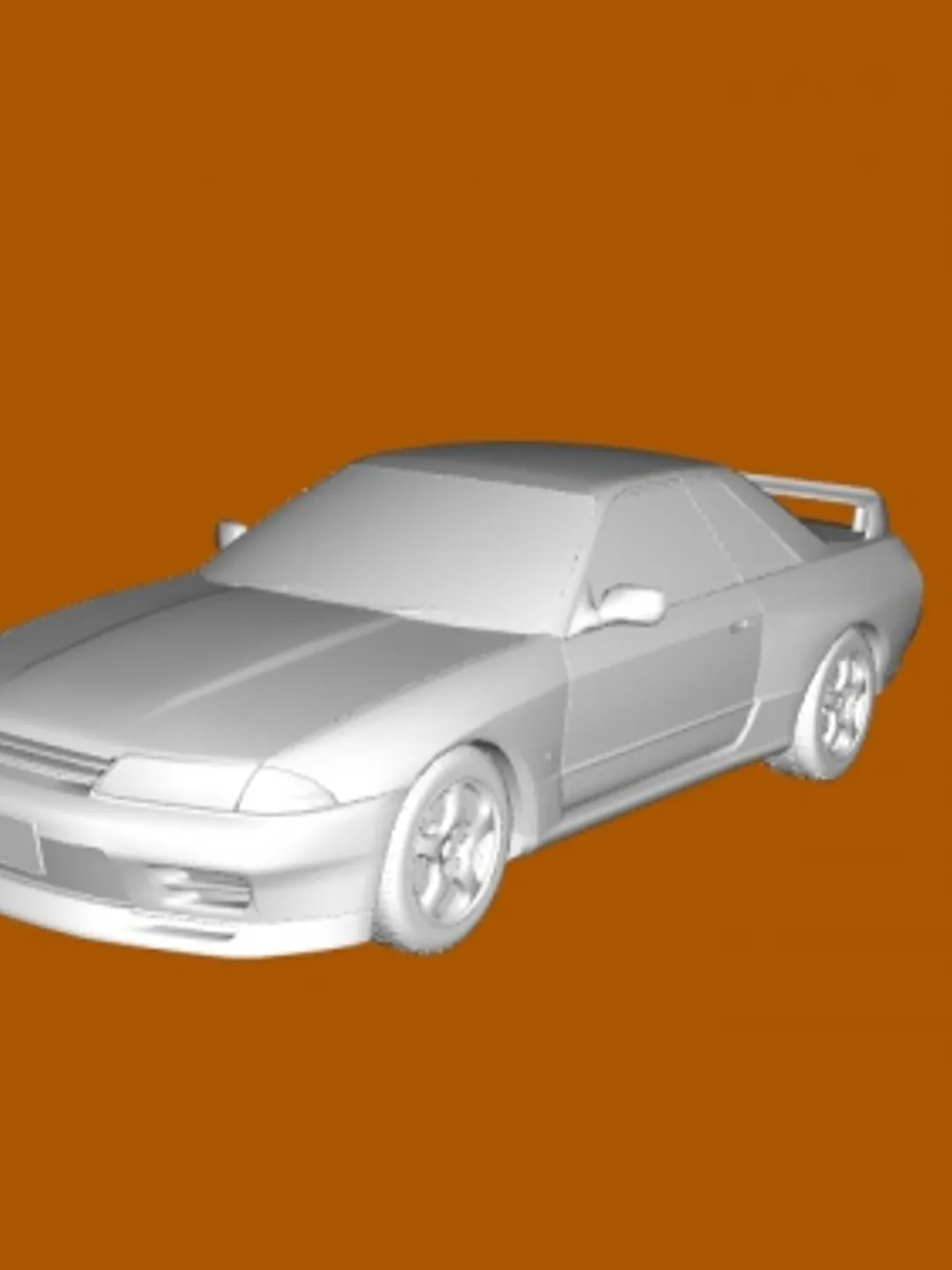 Beauty 1 3d Model Car STL 3D Printing Nissan R32