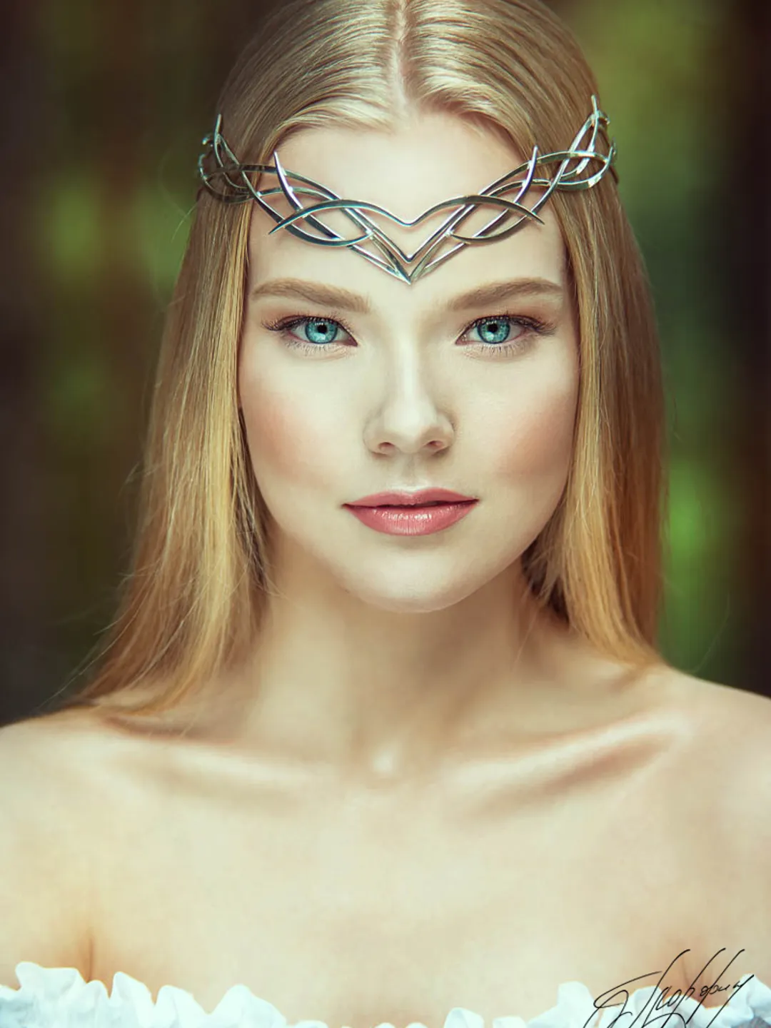 Wedding tiara bridal diadem Elven crown Jewelry Diadem fantasy circlet fairy Tiara bridal headband fantasy Tiara Nimueh