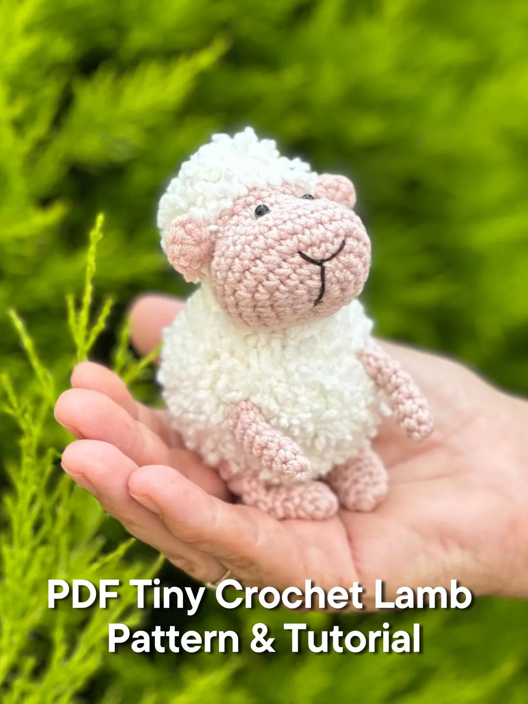 PDF Lamb Crochet Simple Pattern, Crochet Toy Tutorial, Crochet Animal Pattern Sheep