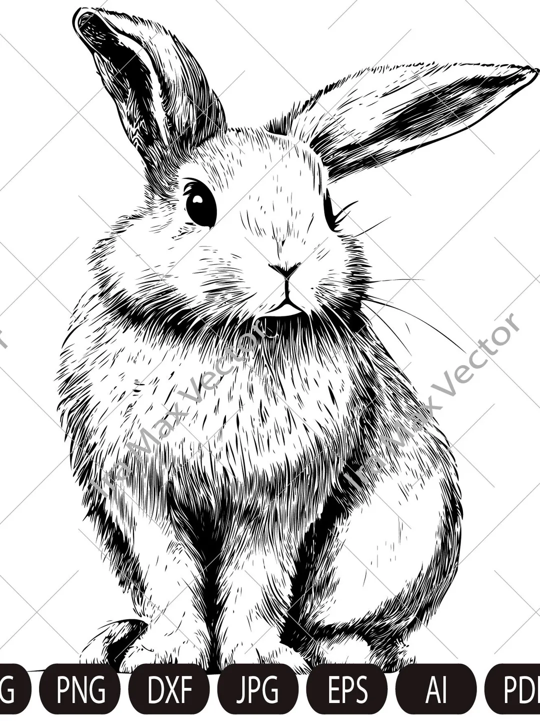 Rabbit SVG, Bunny monogram, easter , hunter svg, files for cricut, peeking animal clipart, face Vector image, Christmas rabbit