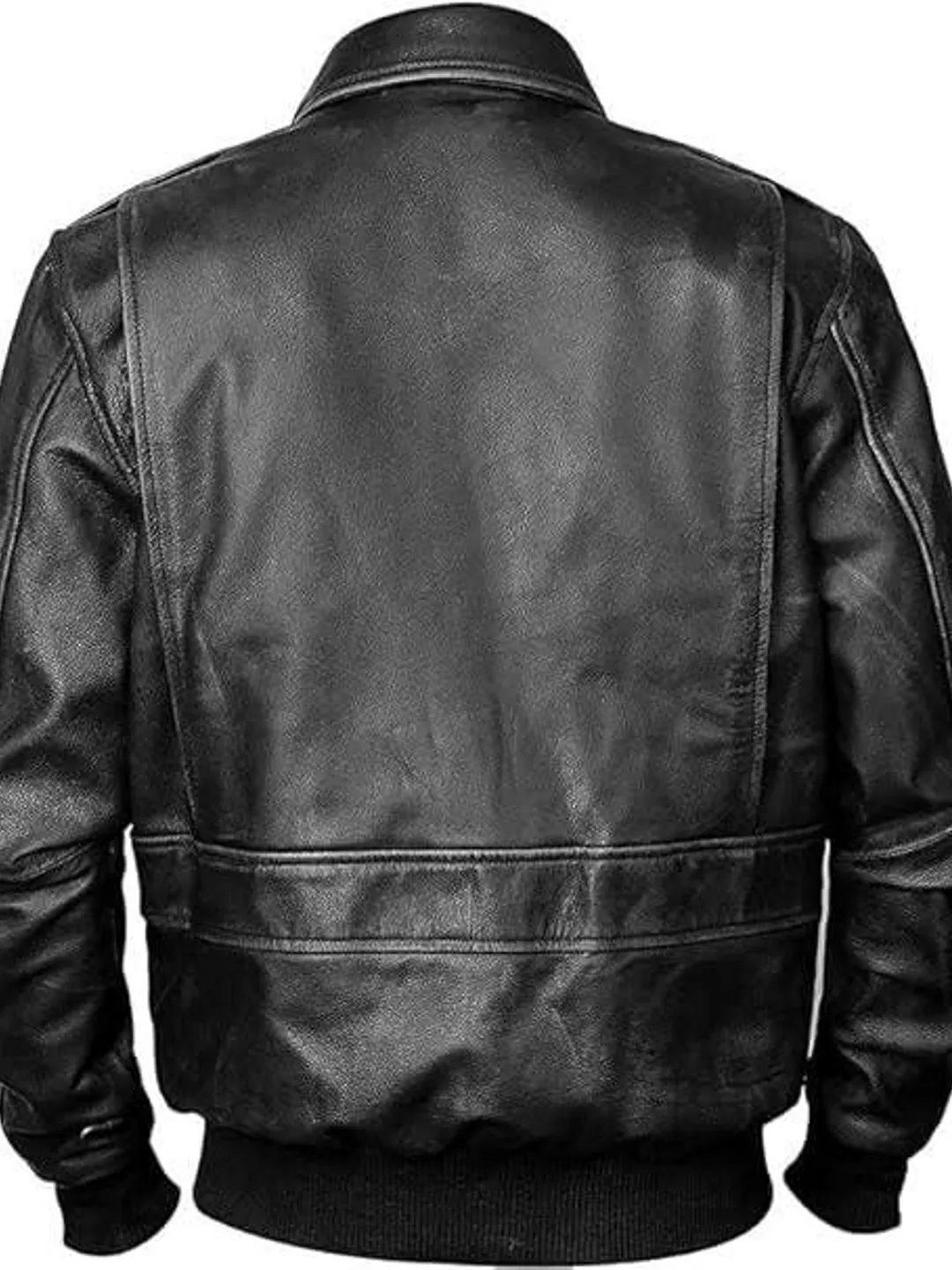 Vintage A2 Leather Flight Jacket: WWII Style Military Bomber