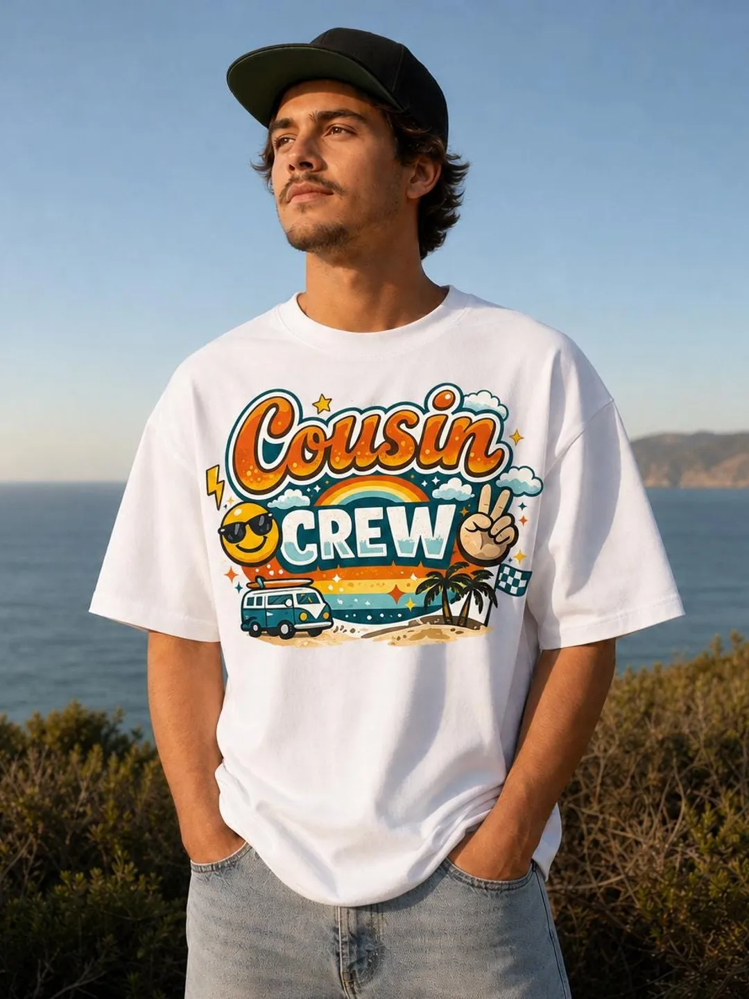 Cousin Crew Shirt | Retro Family Reunion T-Shirt | Vintage Summer Vacation Tee | Matching Family Trip Shirt | Cousins Gift Idea