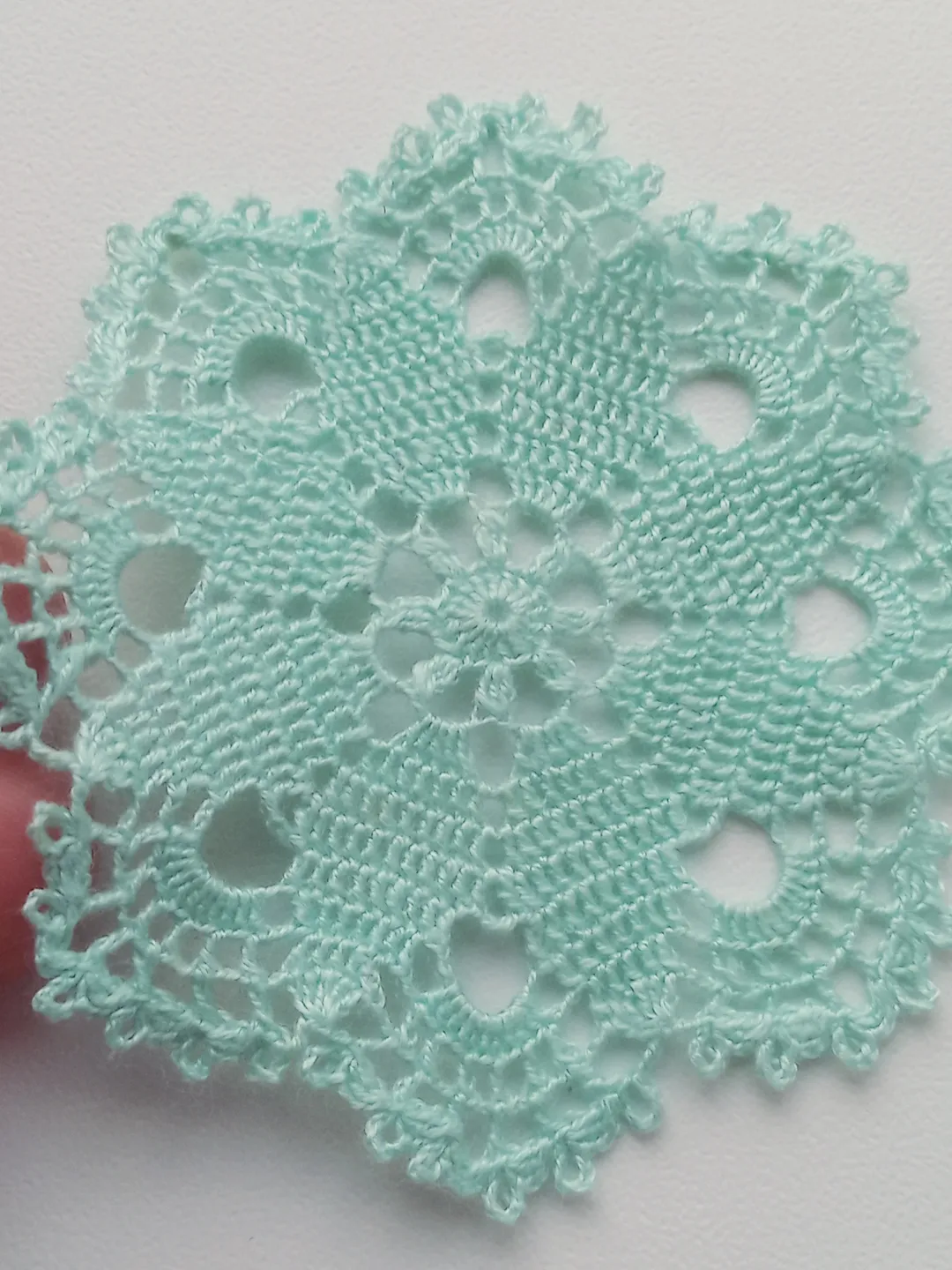 Miniature Mint Doily