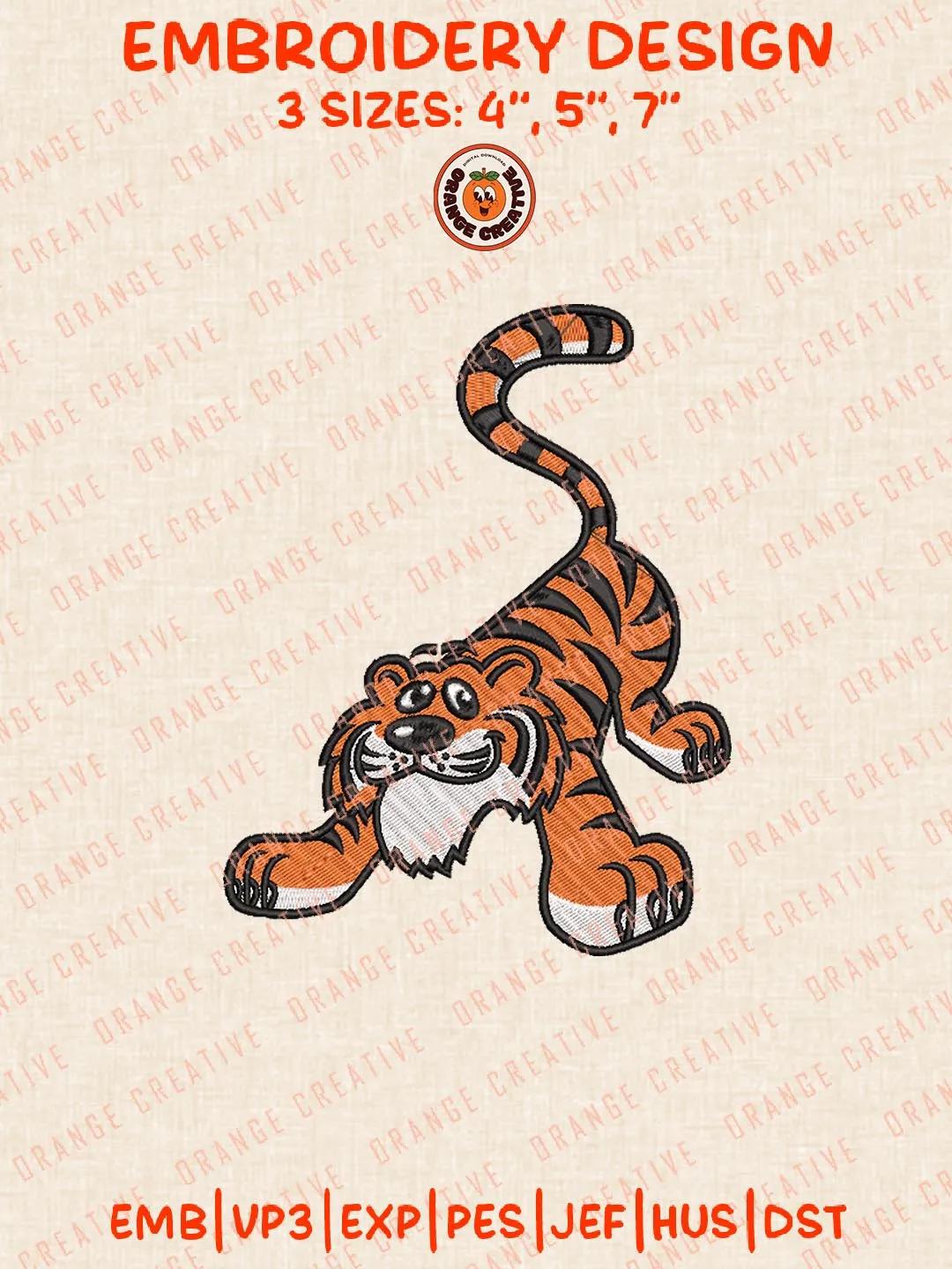 Idaho State Bengals NCAA Mascot Embroidery Design, NCAA Team Logo Embroidery Design, Machine Embroidery Design File, 4 Sizes, Custom Size, Digital Download