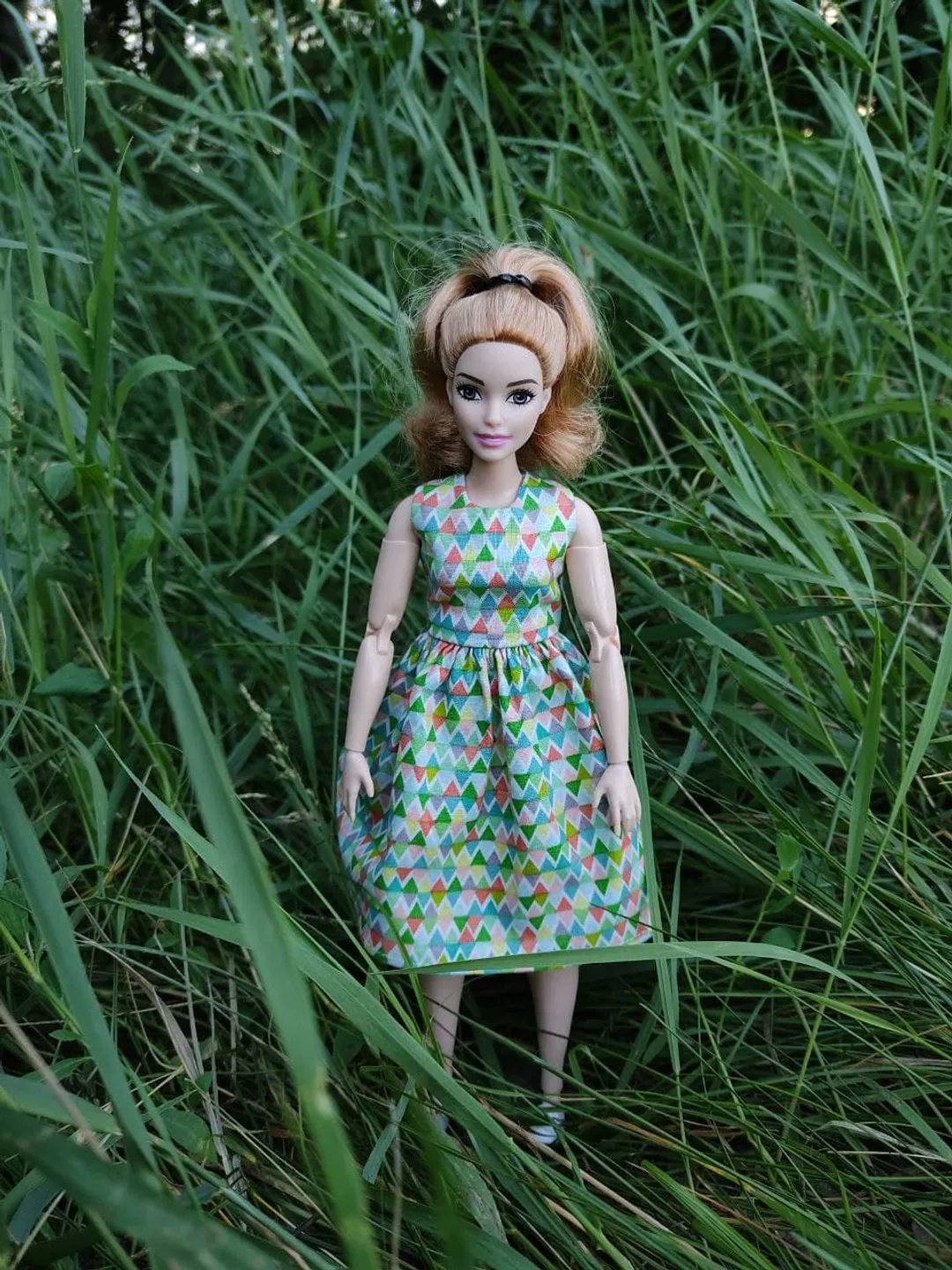 Barbie dress pattern.