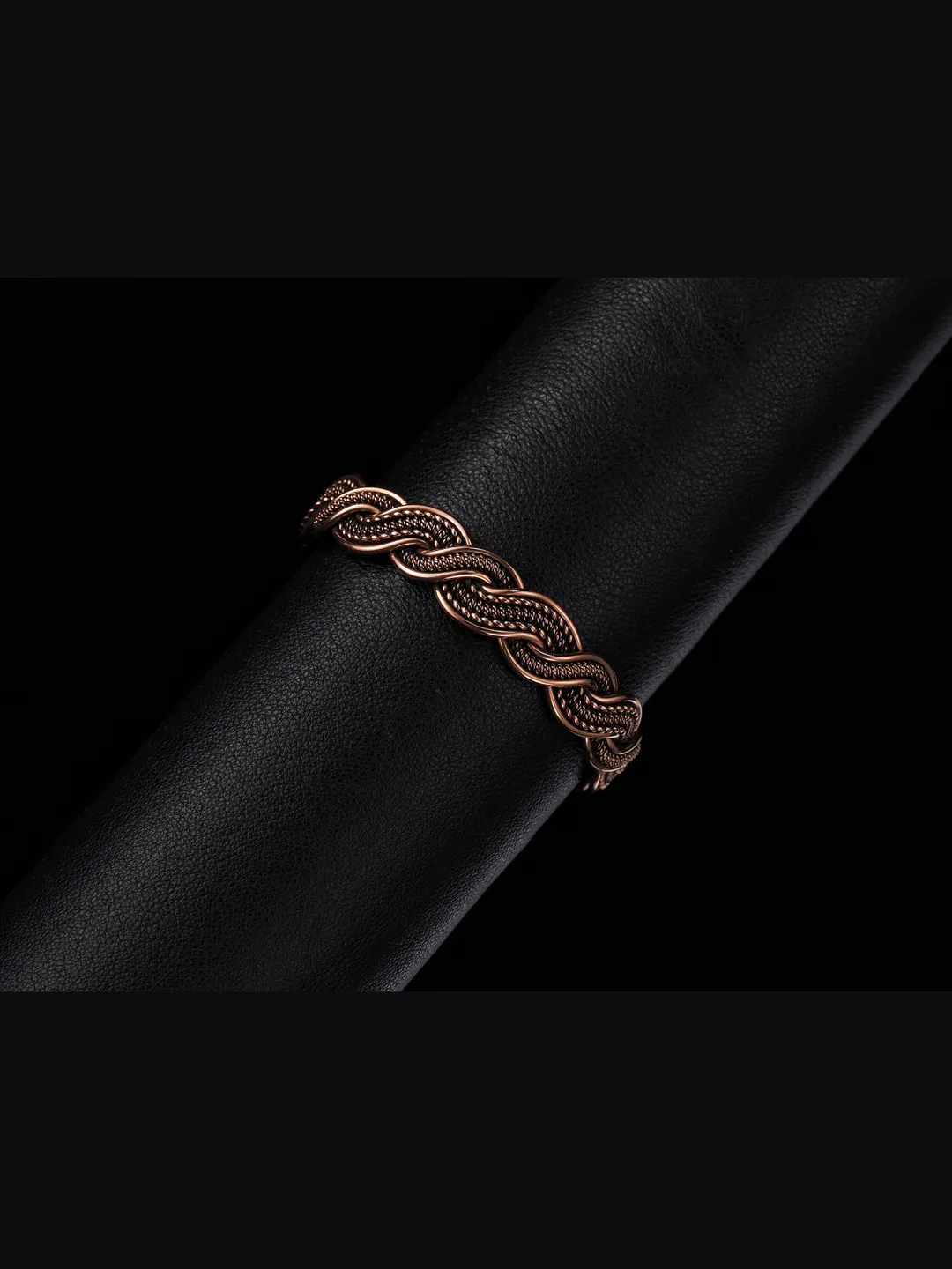 Woven copper wire bracelet Antique style handcrafted copper jewelry Unique gift