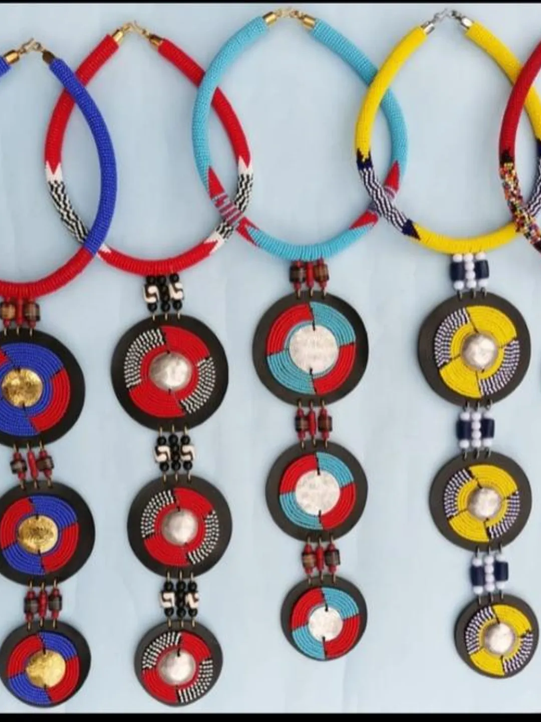 African handcrafted beaded necklace, Boho necklace,  women necklace, Zulu necklace, Wholesale necklace