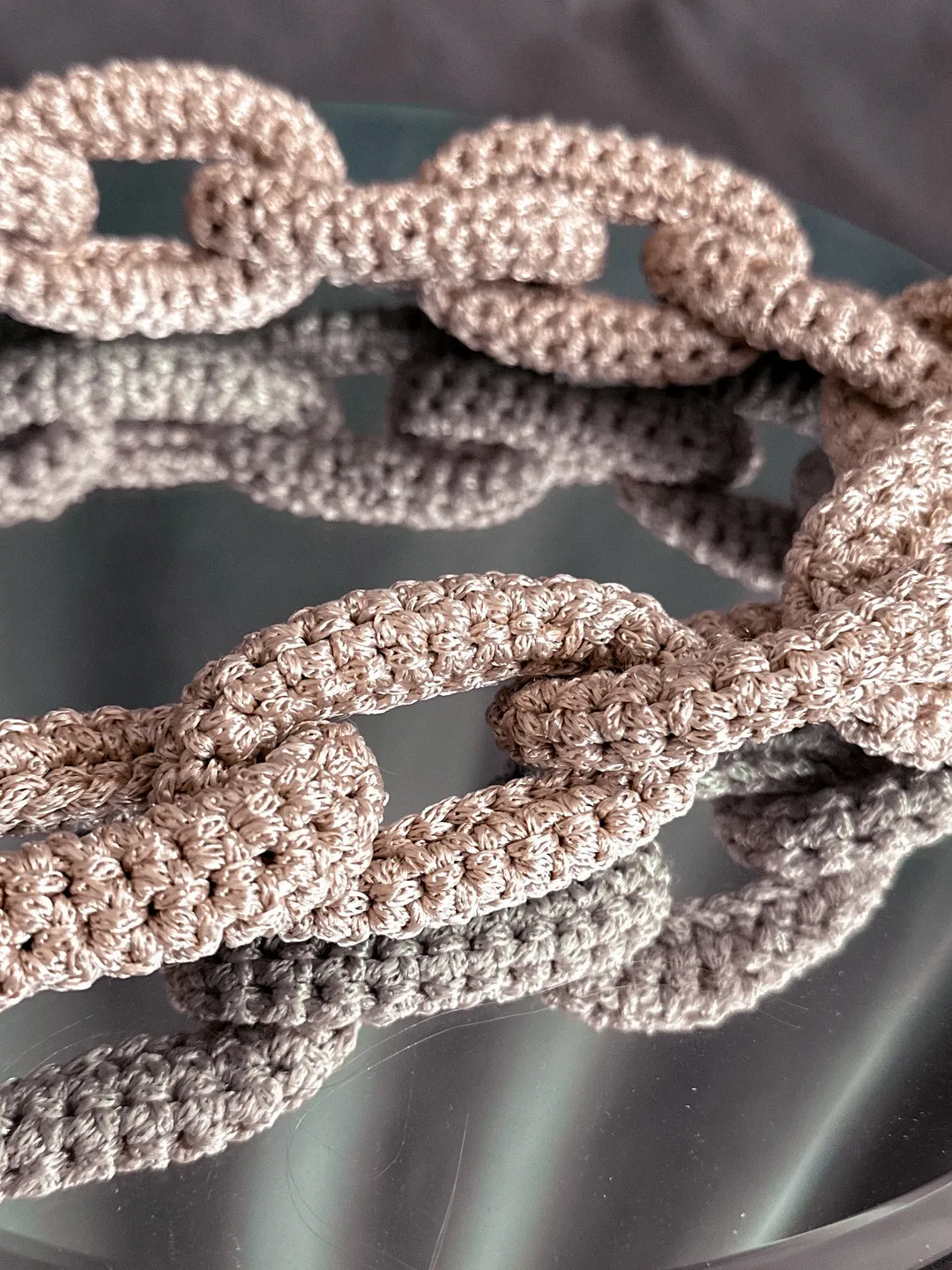 Crochet pattern chunky chain link PDF digital instant download and ...