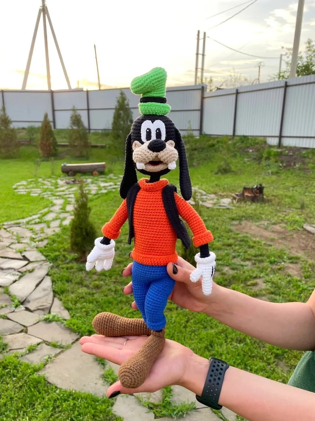 Digital Download - PDF. Crochet Pattern Goofy. DIY amigurumi toy tutorial.
