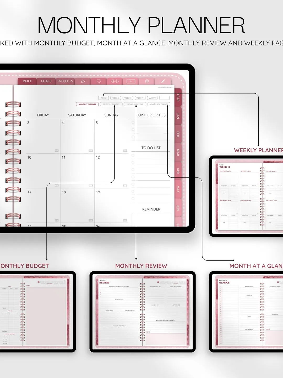 Teacher Digital Planner 2026 2027 | Undated Academic Lesson | iPad ...