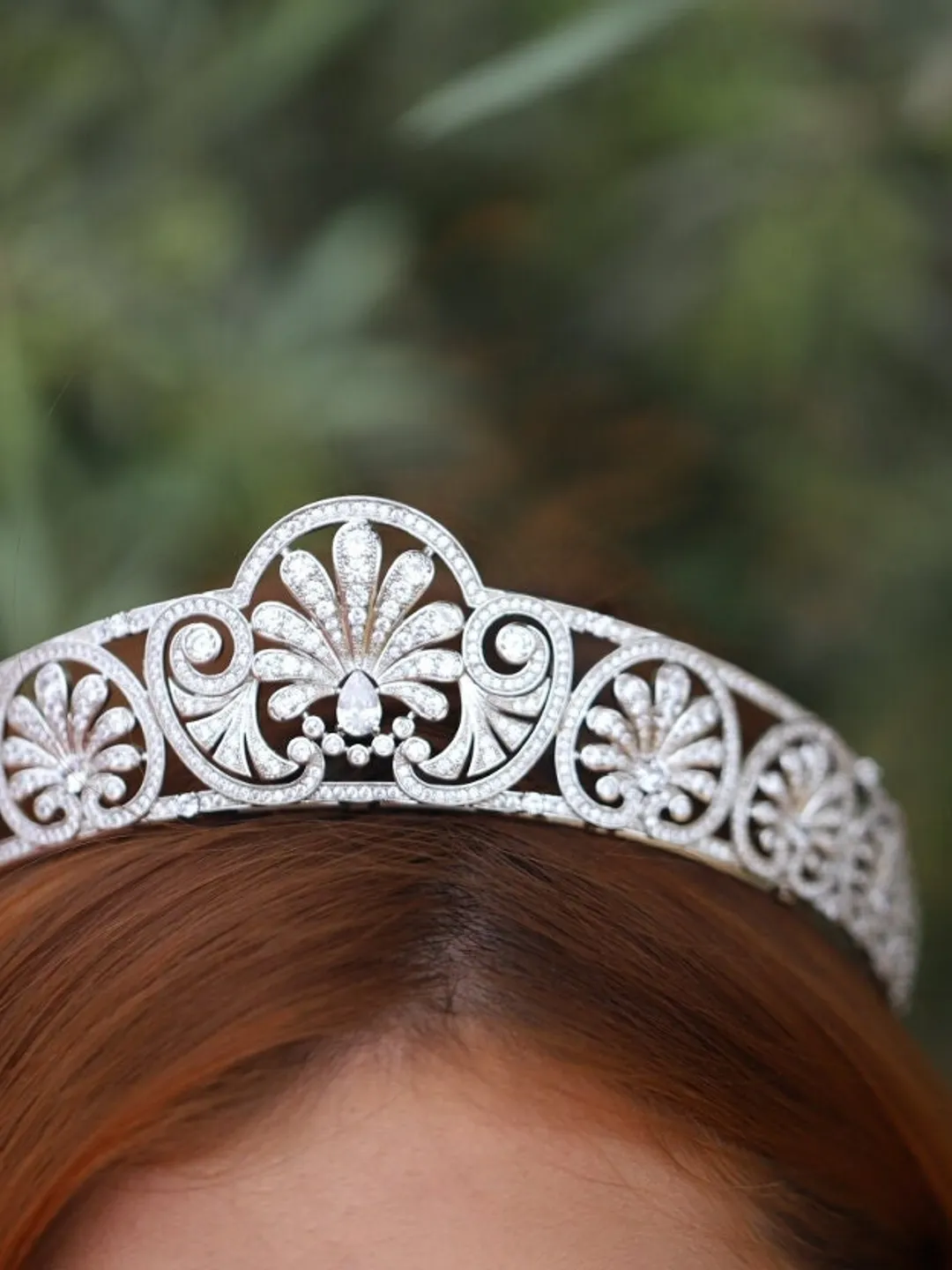 Art Deco Retro Style Royal Wedding Tiara Replica, Princess Bridal Tiara, Regal Crown, Real Kokoshnik, Swarovski Crystal Wedding Crown,