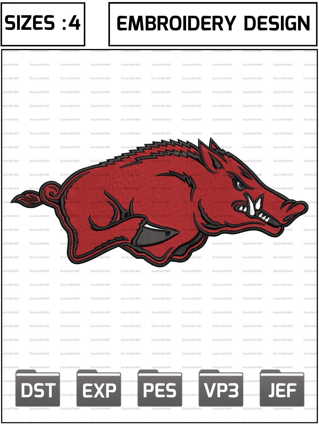 Engineering Razorback Logo Arkansas-PB Golden Lions Logo Embroidery Design,NCAA Logos Embroidery ...