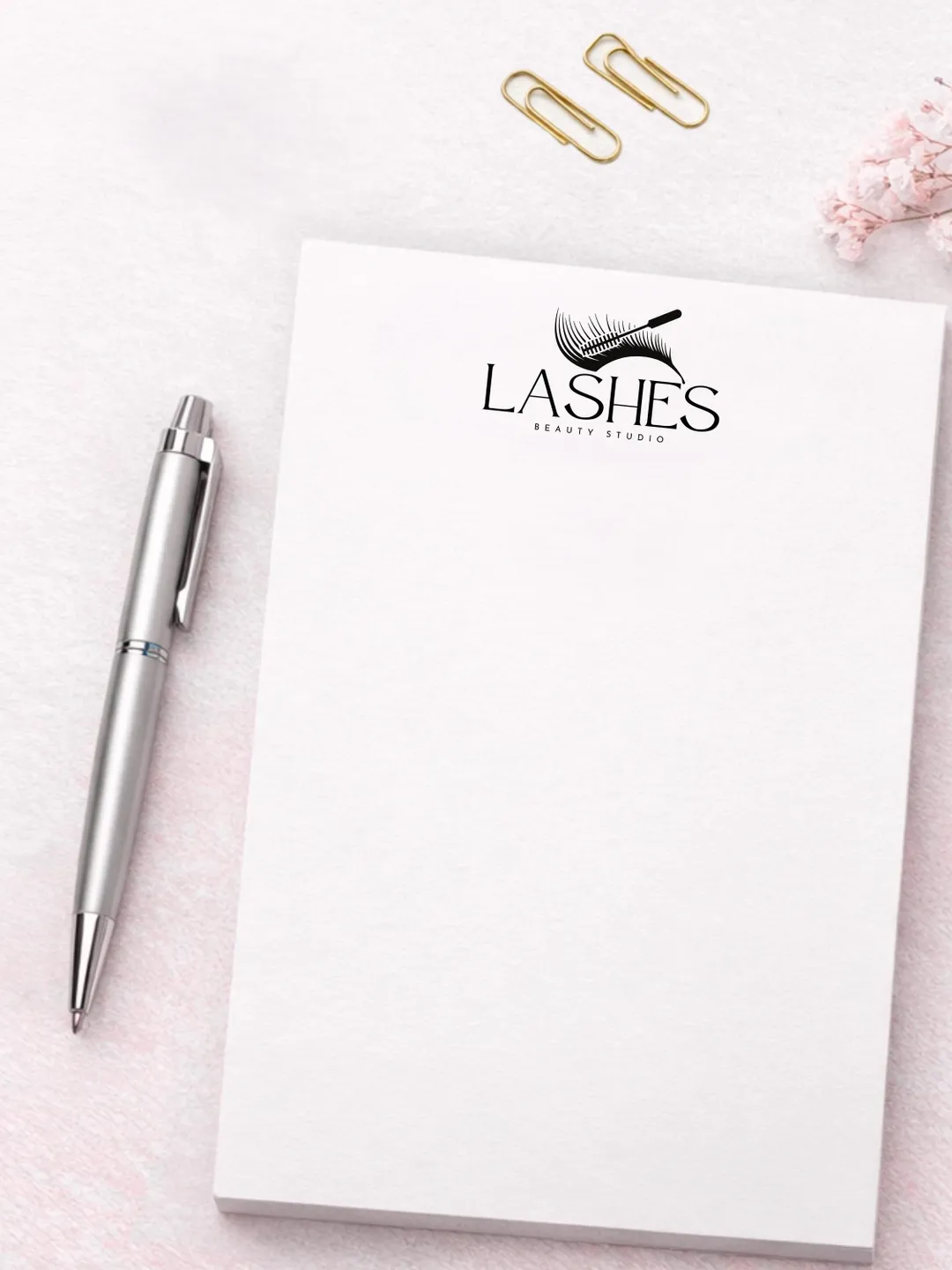 Saloon Notepad Personalized Hair Stylist Notepad | Custom Logo Salon Stationery ...