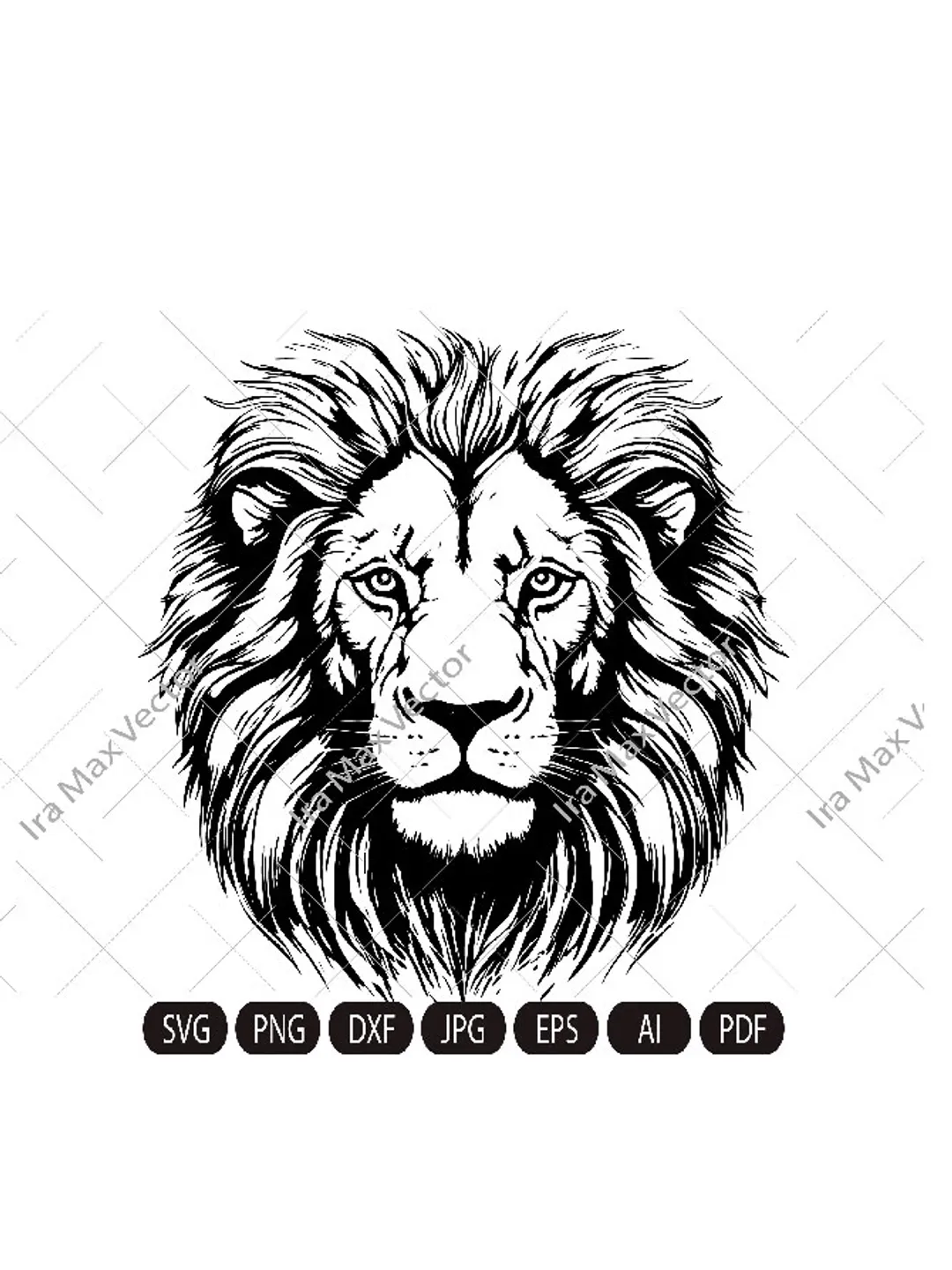 Lion Face svg , Lion Head svg, Lion svg, Lion King svg,  Lions Mascot svg ,Leo svg ,Lion Head ,Lion Printable, INSTANT DOWNLOAD