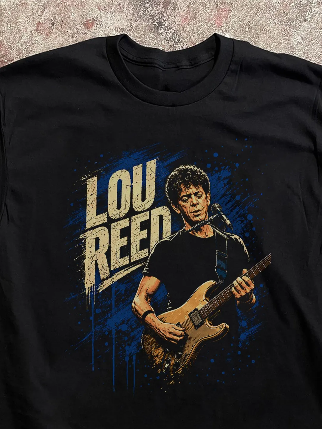 Vintage Rock T-shirt Concert Graphic Music Tee Velvet Underground Fan Art Shirt Retro Legend Gift