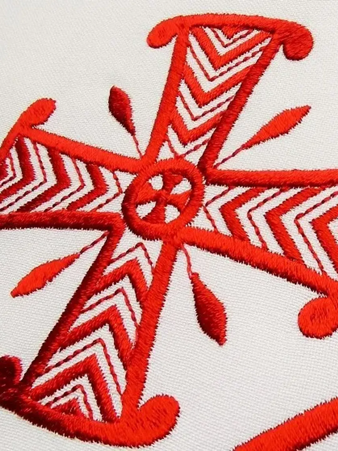 Crosses and ornaments. Designs for an industrial embroidery machine.