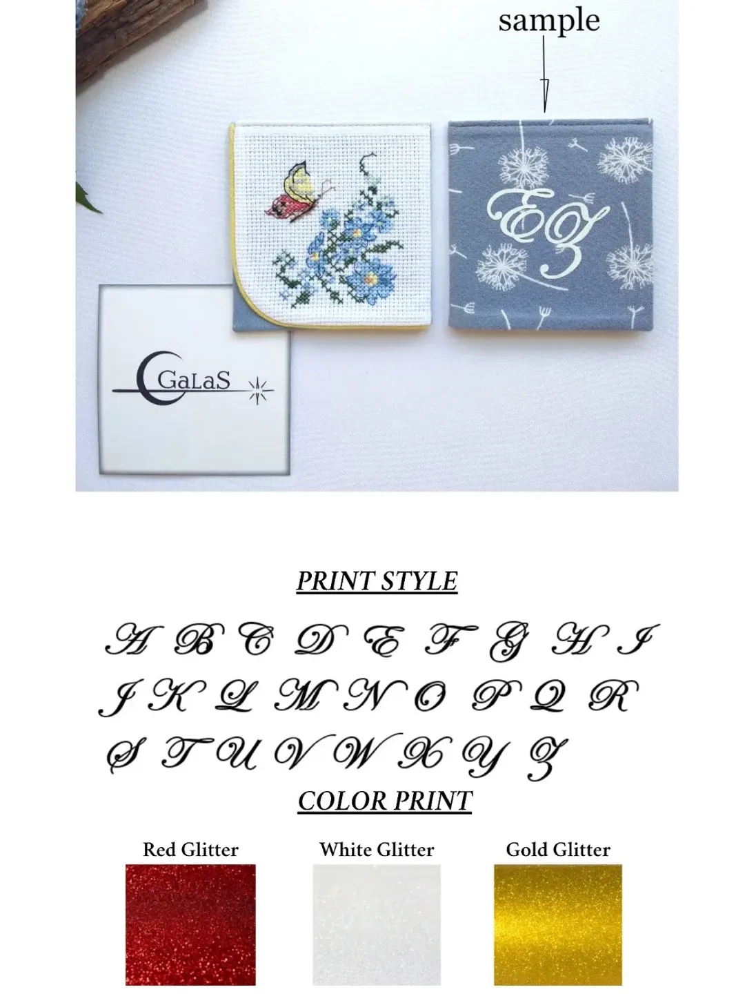 Corner bookmark with forget-me-nots and butterfly, Cozy handmade gift ...