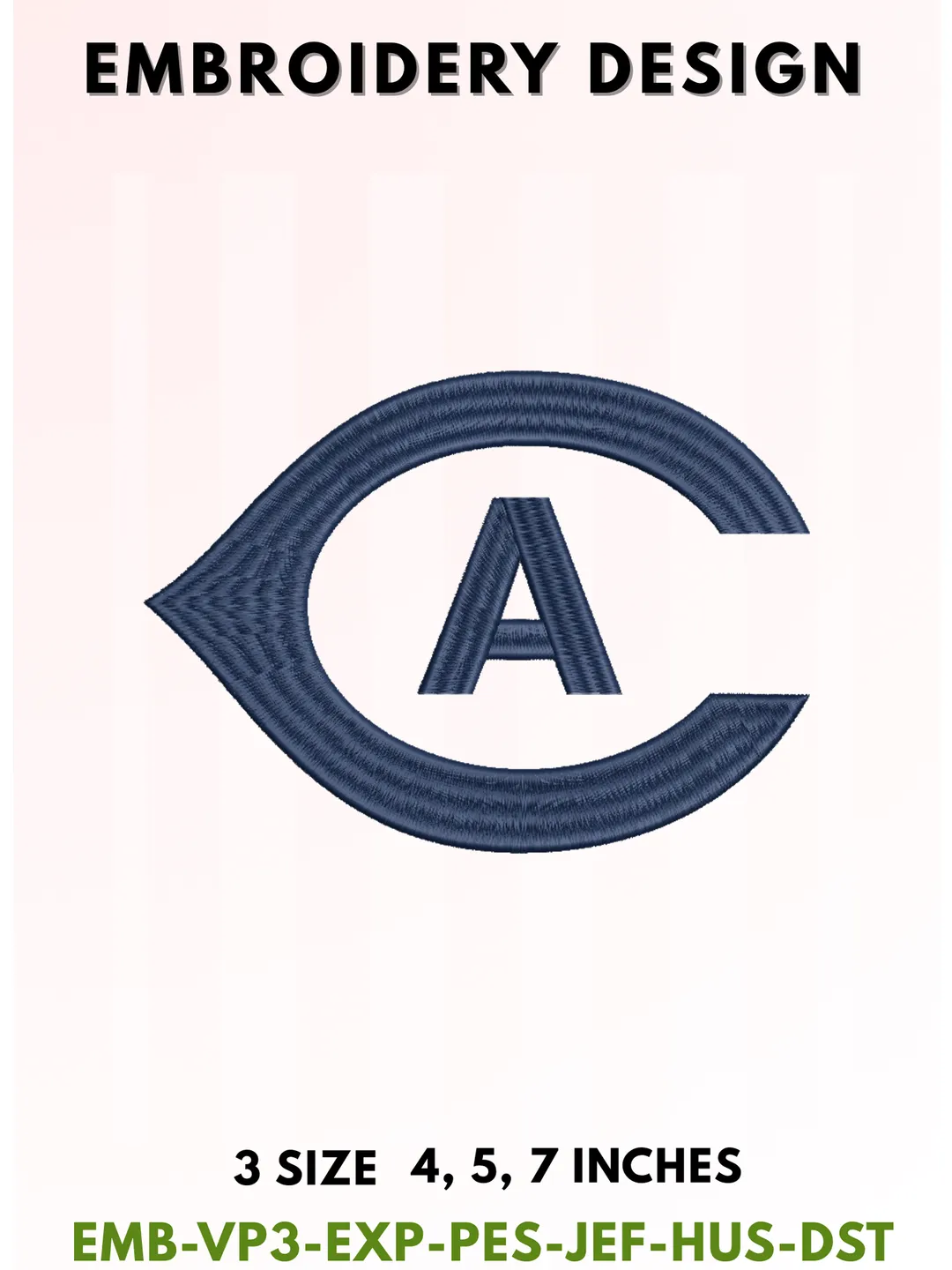 Aggie Football Embroidery Design, College Sports Embroidery Files, Sports Machine Embroidery Files, 3 Sizes, Instant Download