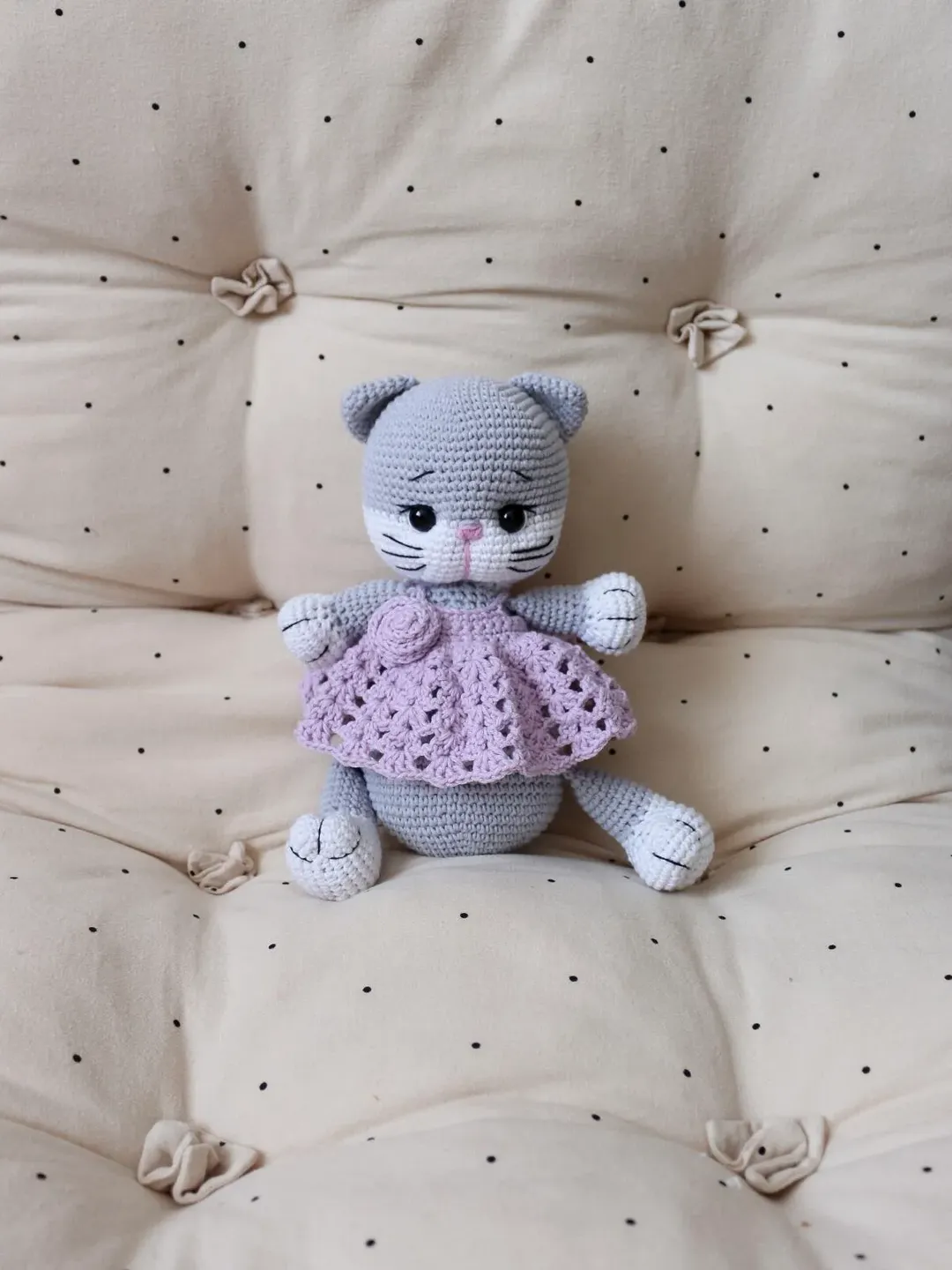 crochet cat dress Crochet amigurumi plush cat in a dress pattern, Crochet pet
