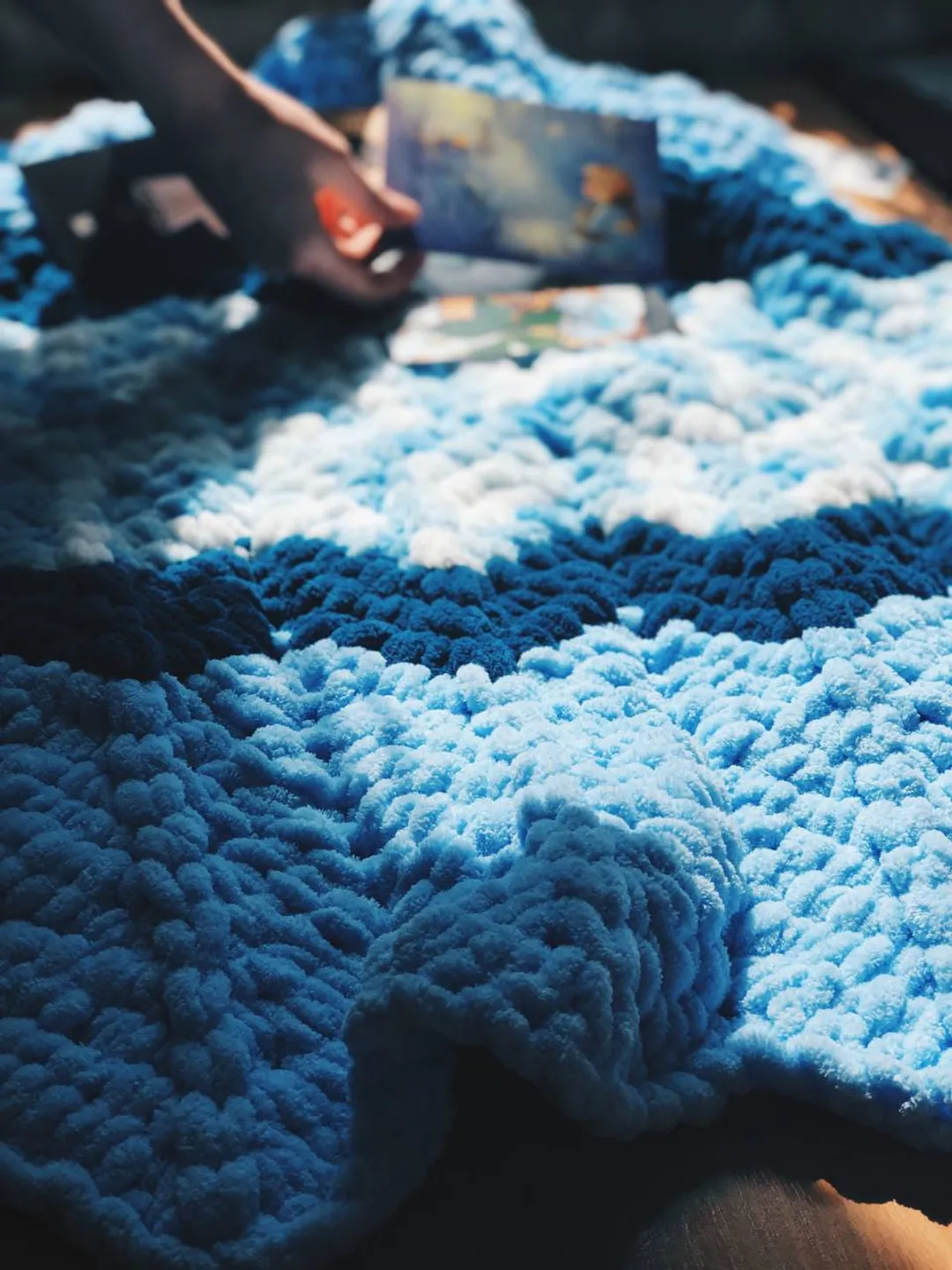 Newborn baby boy blanket