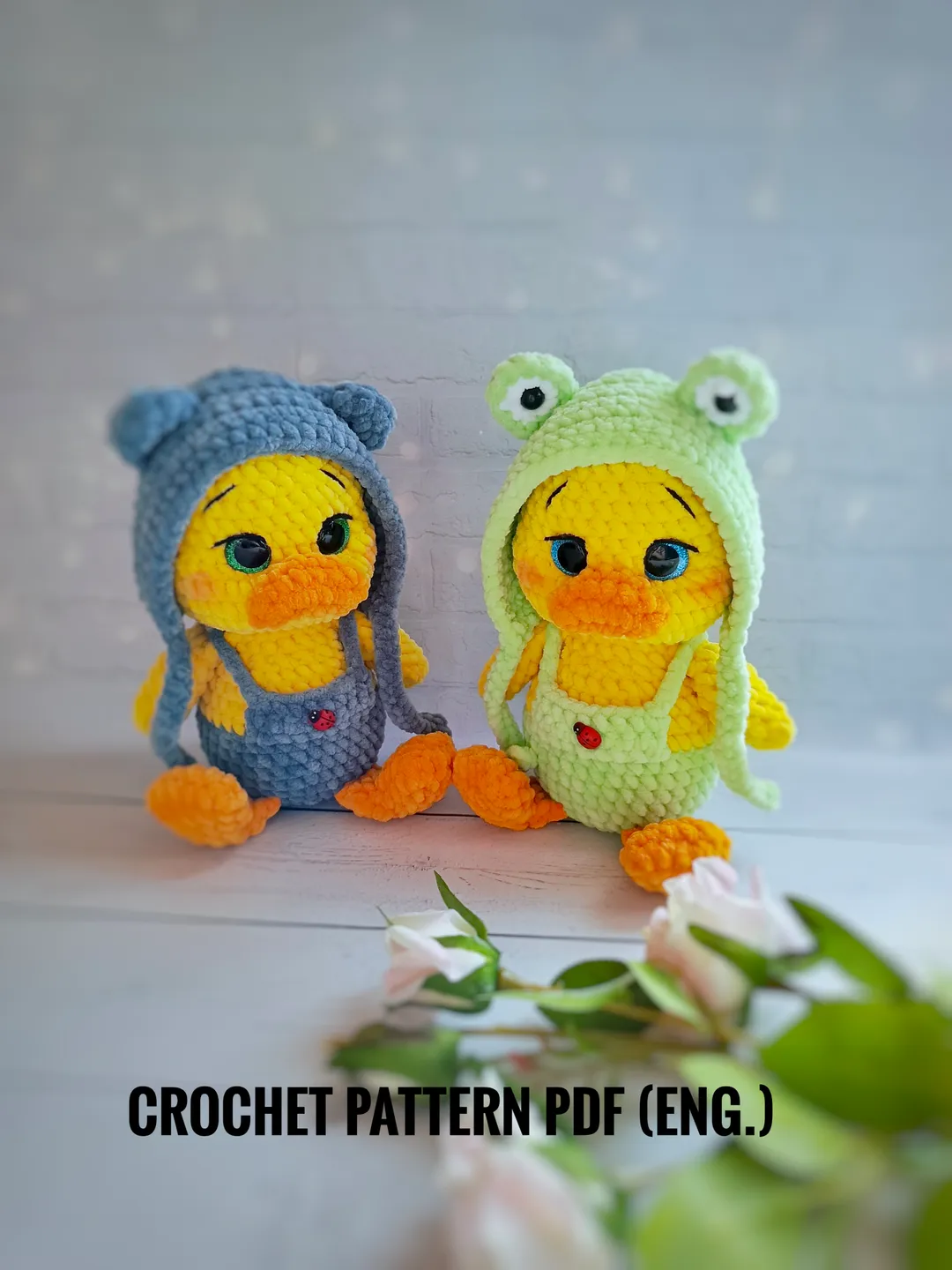 Crochet pattern, Duck Amigurumi pattern, Quack Quack plush pattern, Amigurumi crochet patterns, Crochet plush toys, Amigurumi duck, DIY