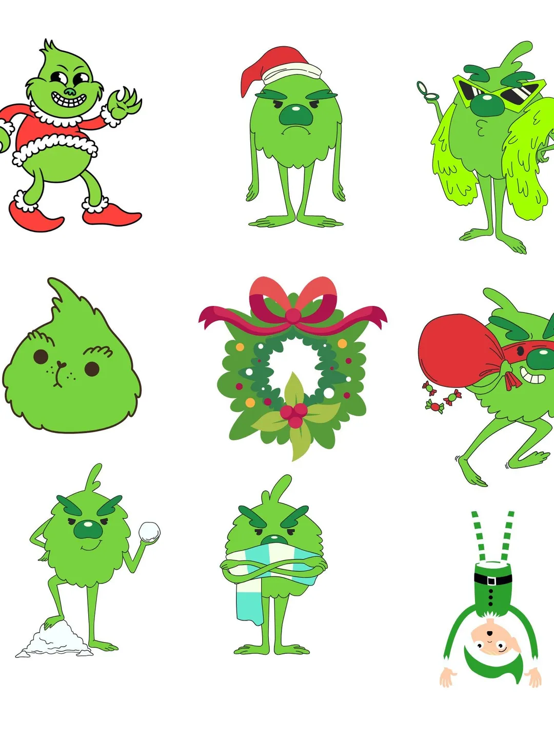 grinch svg | grinch png| grinch hand| grinch ornament  |svg |Grinch Face Svg,
