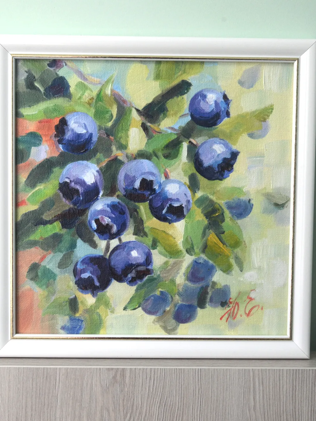 優雅なミニアチュールはいかが】ヴィンテージ アート オリジナル 油彩