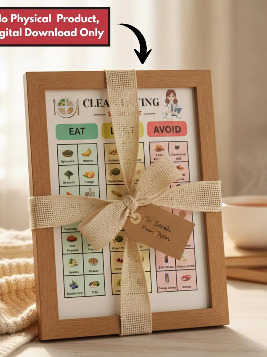 Clean Eating Snack Chart PDF, Whole Food List Printable, Real ...