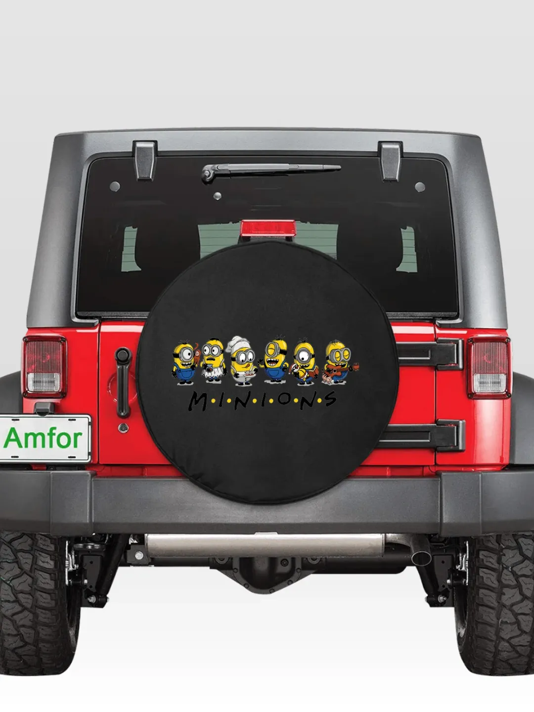 Minions Friends Spare Tire Cover