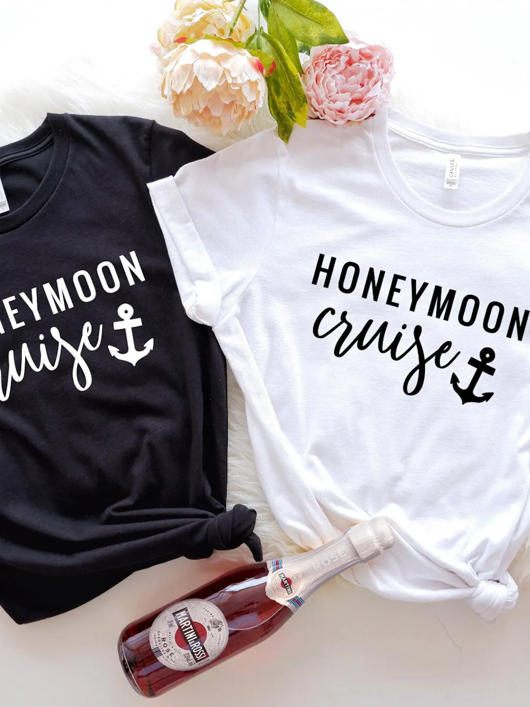 Matching Honeymoon Cruise Shirts: Couples & Family Vacation Tees