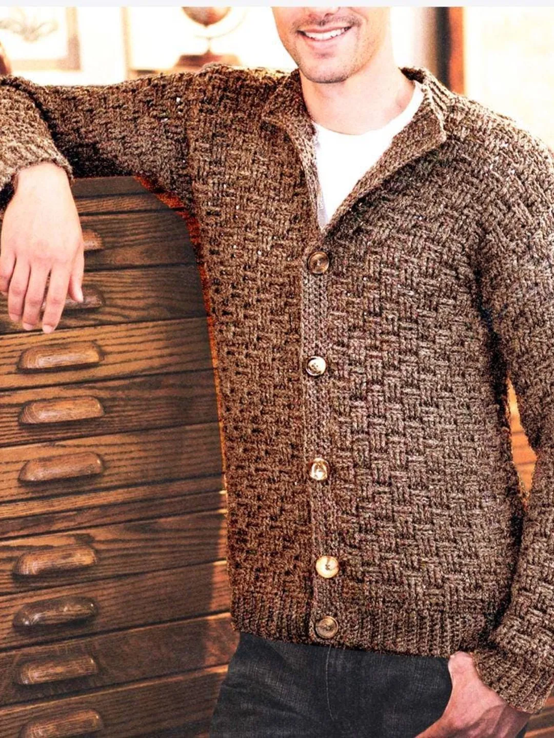 Cardigan crochet pattern, men cardigan pattern, cardigan sweater crochet for men, easy simple textured cardigan pattern pdf