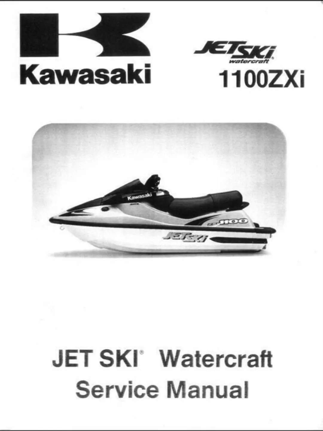 1996–2002 Kawasaki Jet Ski 1100 ZXi Repair & Maintenance Guide