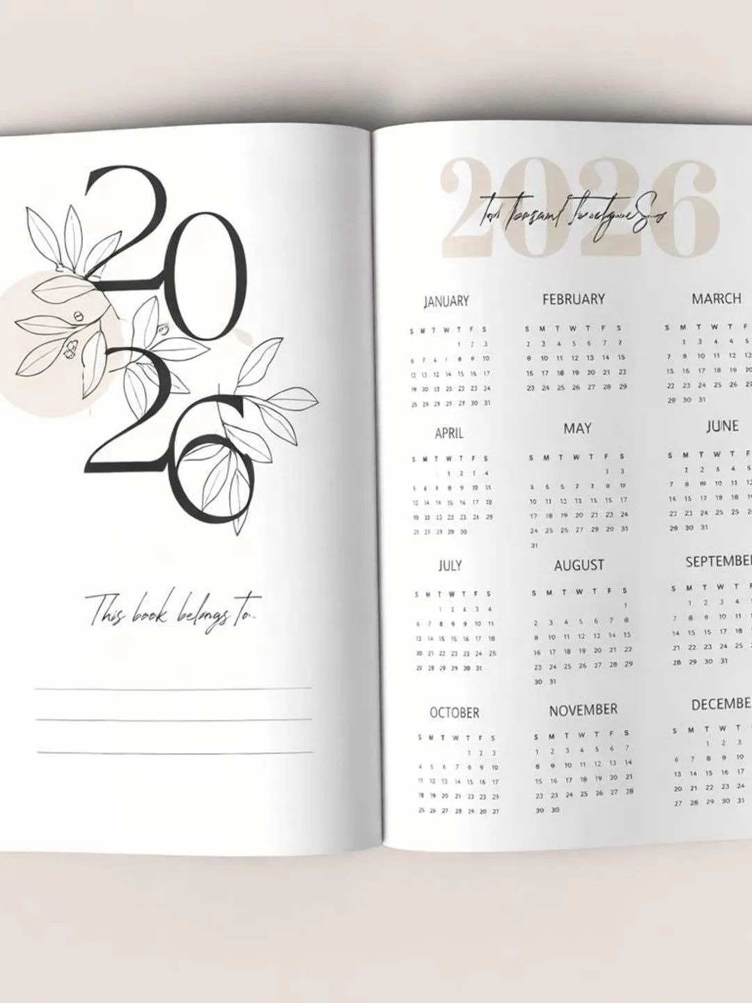 2026 Daily Planner | Weekly & Monthly Planner with Habit Tracker | KDP ...