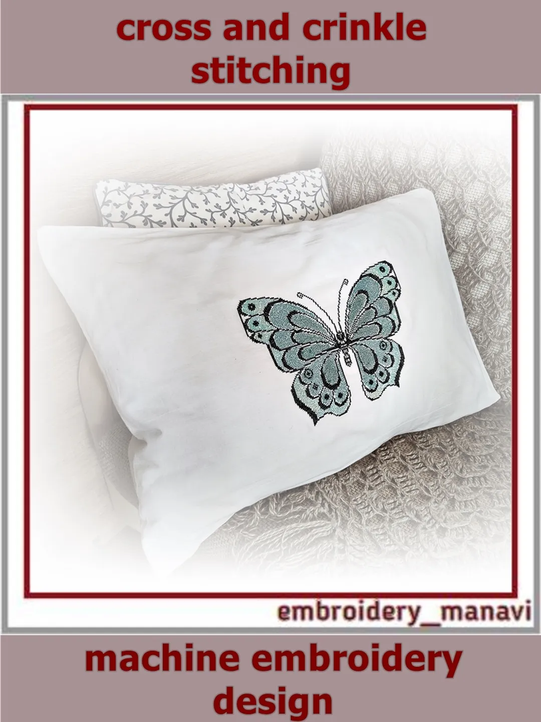 Cross Stitch Butterfly new home embroidery design