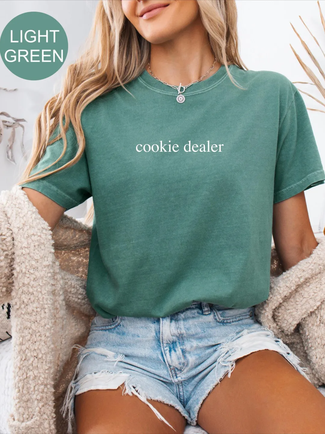 Comfort Colors® Cookie Dealer Shirt, Baker Shirt, Cookies Shirt, Gift for Grandma, Funny Pastry Shirt, Gift for Her, Funny Mom Shirt