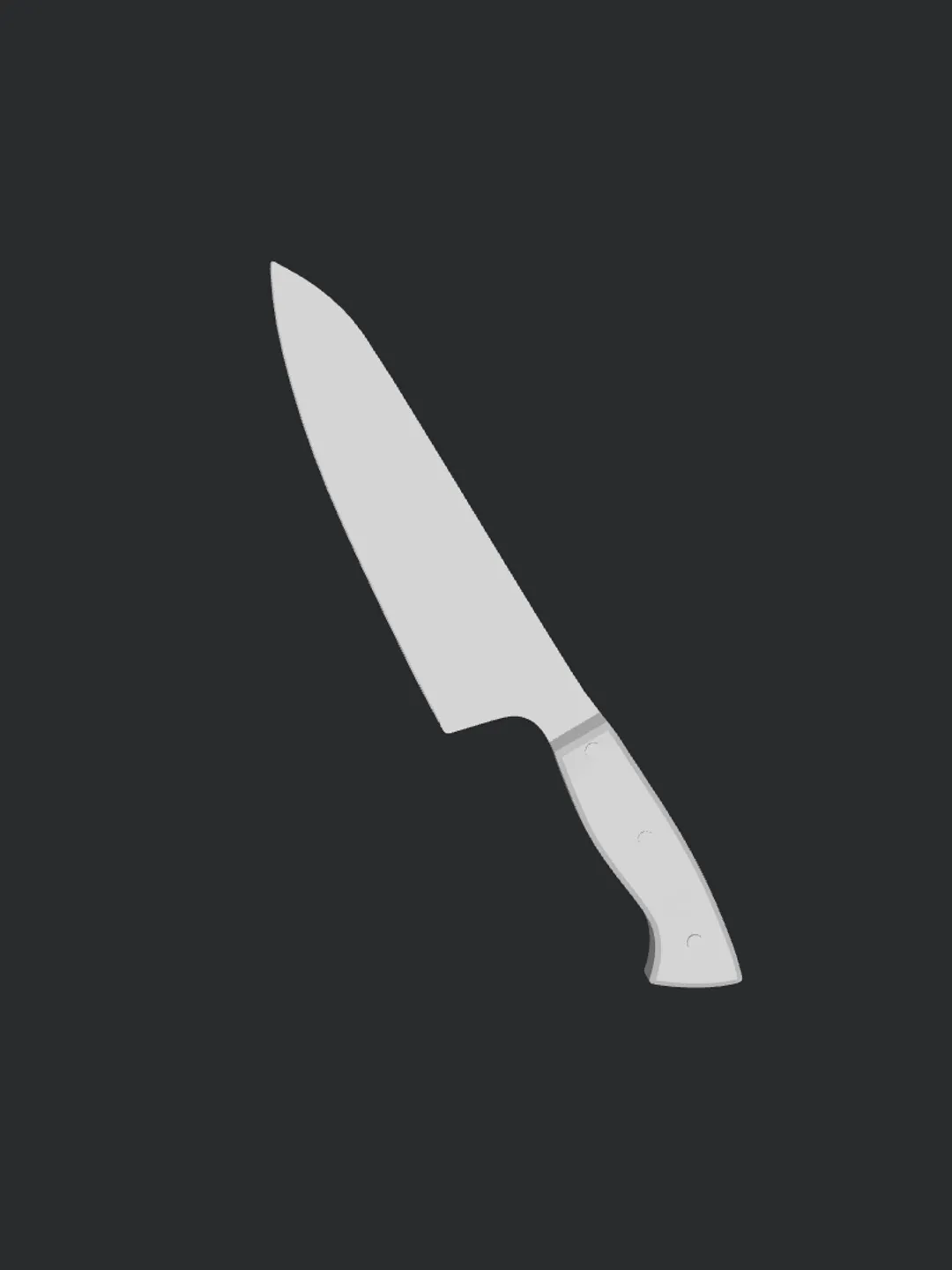 3D MODEL Miniature big knife model ready to print