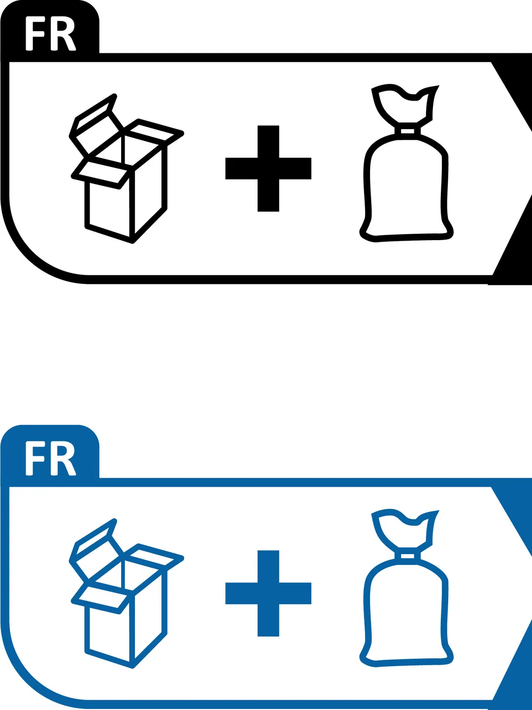 PAP 22 Paper Recycling Symbol - Black Vector Icon for Packaging