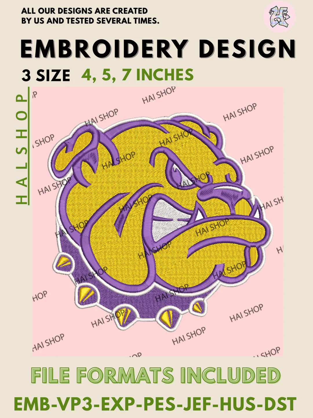 NCAA Western Illinois Leathernecks Embroidery File, 3 Sizes, 6 Formats, NCAA Machine Embroidery Design, NCAA Logo, NCAA Teams